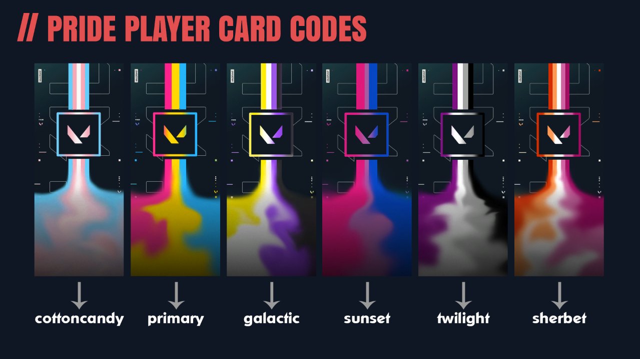 ValorLeaks Leaks & Info on Twitter "Pride Card Codes VALORANT