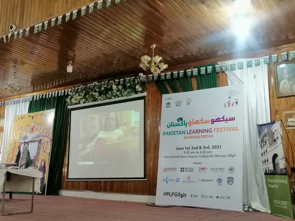 plf_pk's tweet image. Using stories for holistic learning, workshop on effective storytelling with @husain_rumana

Teachers Learning Festival 
#PLFGilgit

Dates: 1-3 June, 2021
Timing: 9am-4:30pm
Venue: Fatima Jinnah Govt Degree College for Women, Gilgit

For details: childrensliteraturefestival.com/plfgilgit/