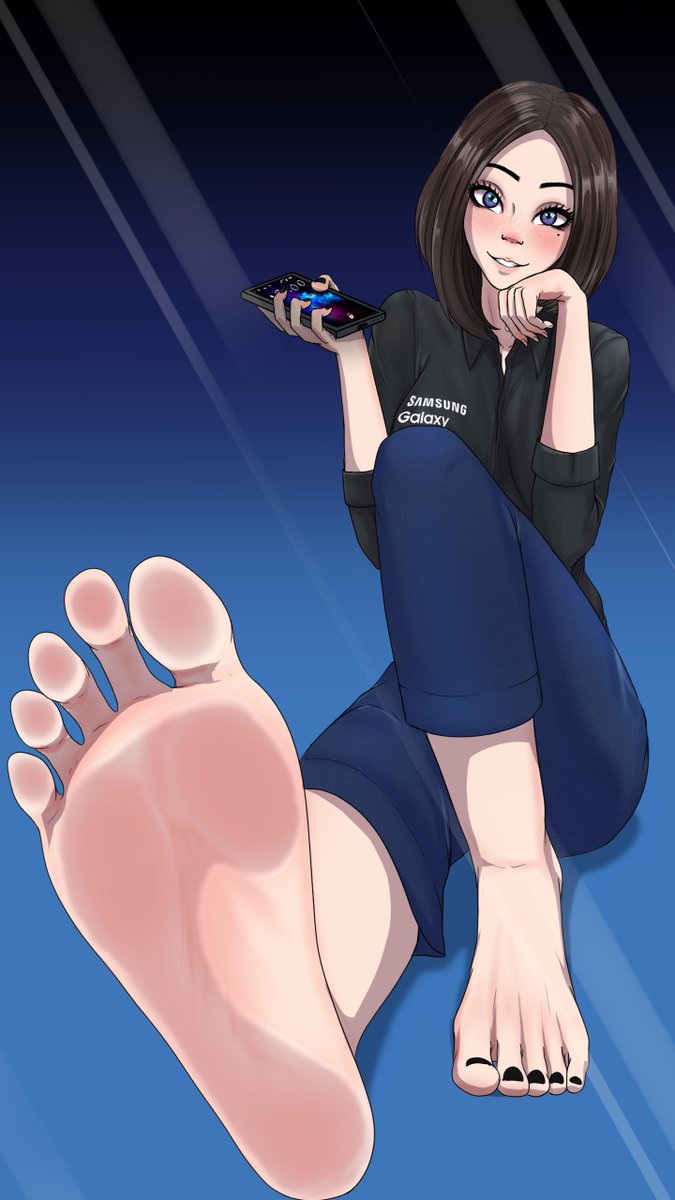 samsungsam, feet, soles / Samsung Sam Barefoot - pixiv