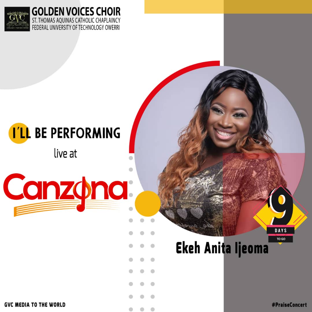 gvc_stacc_futo's tweet photo. Meet the Golden Voices...
Ekeh Anita Ijeoma would be performing live on the biggest stage, South East Nigeria. Would you be there?
9 days and counting. Tick tock!! β°
Get your tickets now βΊοΈ
πΉπΌπ»π₯ π₯
.
.
#thepraiseconcert
#InPRAGG
#CanzonaXII
#InpraiseofGodsgodness #musica https://t.co/KdVWRkrsuW