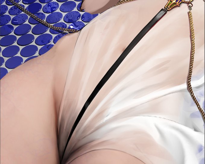 進捗:液タブでは理想に近い肌感出せたけどPCモニターだと血管がはっきり出すぎてダメなのどちらを信じれば・・・!(明日にはできます) 