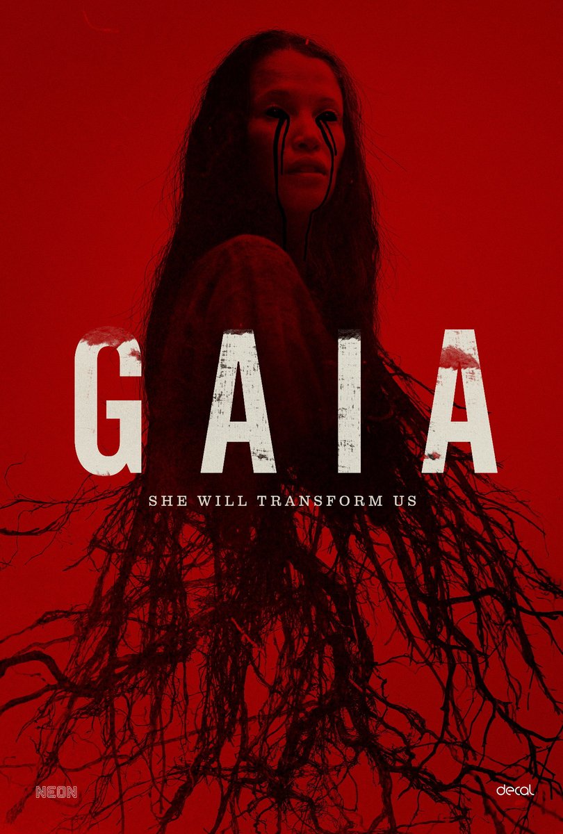 Announcement. Gaia will be released in the US exclusively in theaters June 18, and On Demand June 25. #gaiafilm #decal #NEON