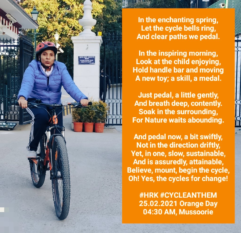 hephsyyy's tweet photo. #WorldBicycleDay
From #perspective of JUST DISTRIBUTIVE #URBANPLANNING, where 70% of commute is averaging within 5 kms radius, #cycling is key to #Sustainable #Cities.
Read #Cycle #poem & appreciate #rationale & keep #Cycling
#WorldBicycleDay2021 #DedicatedCycleTrack #Bengaluru https://t.co/NOpDcgeJwo