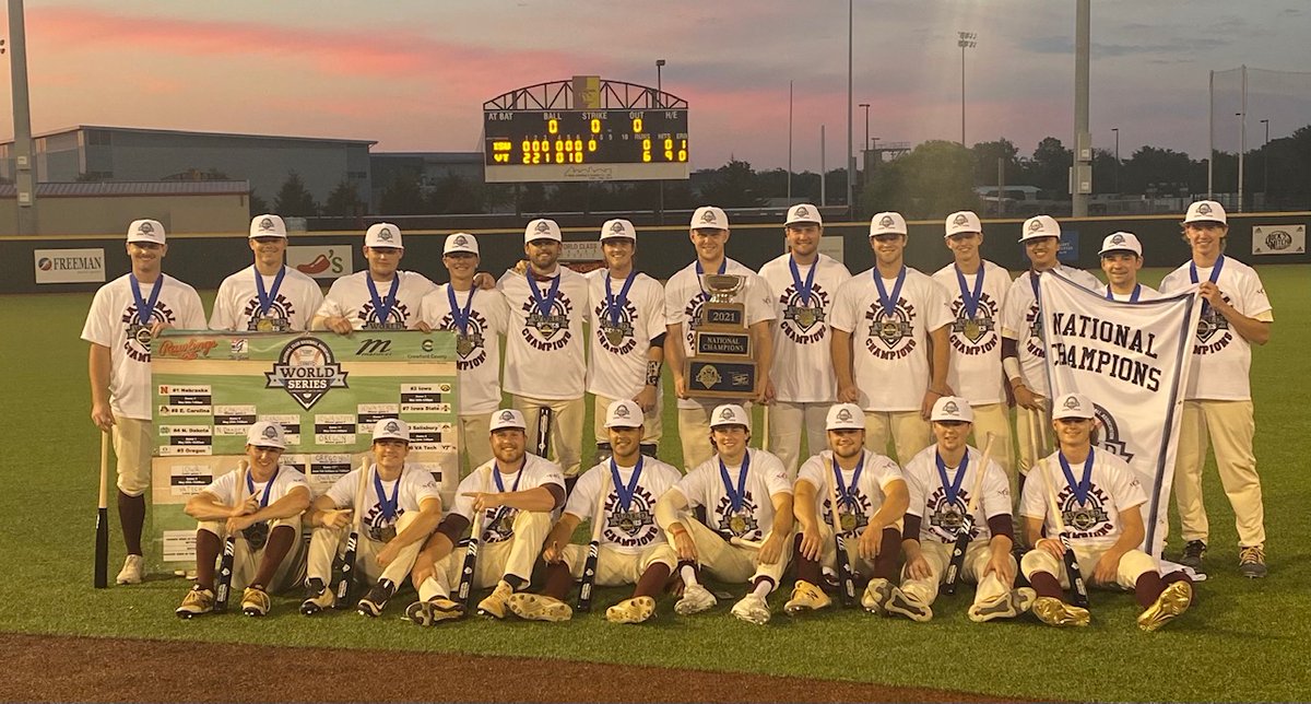 ken (@the_ncba) on Twitter photo Co-MVP's Braden Huebsch & Skylar Petry! #NCBAWS
Braden Huebsch
2-0 | 12 IP | .58 ERA
Threw a PERFECT GAME in the Nat'l Championship!
Skylar Petry
2-0 | 14 IP | 0.00 ERA
2 Complete Game Shutouts including a NO HITTER!
Congrats <a href="/VTClubBaseball/">Virginia Tech Club Baseball 🦃</a>! What a season! Co-MVP's Braden Huebsch & Skylar Petry! #NCBAWS
Braden Huebsch
2-0 | 12 IP | .58 ERA
Threw a PERFECT GAME in the Nat'l Championship!
Skylar Petry
2-0 | 14 IP | 0.00 ERA
2 Complete Game Shutouts including a NO HITTER!
Congrats <a href="/VTClubBaseball/">Virginia Tech Club Baseball 🦃</a>! What a season!