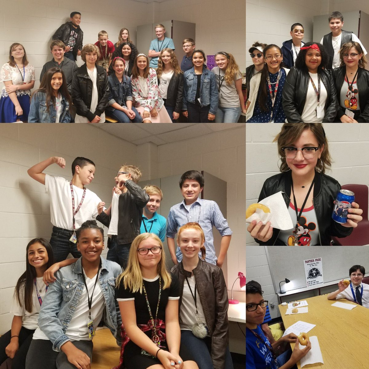 Thanks to Syska for this 6/2/17 throwback! Greasers &amp; Socs &amp; my favorite 7th grade RELA team! <a href="/RELAPinkPanther/">Suzi S.</a> @MrsKChann <a href="/HumbleISD_TMS/">Timberwood Middle</a> #theOutsiders