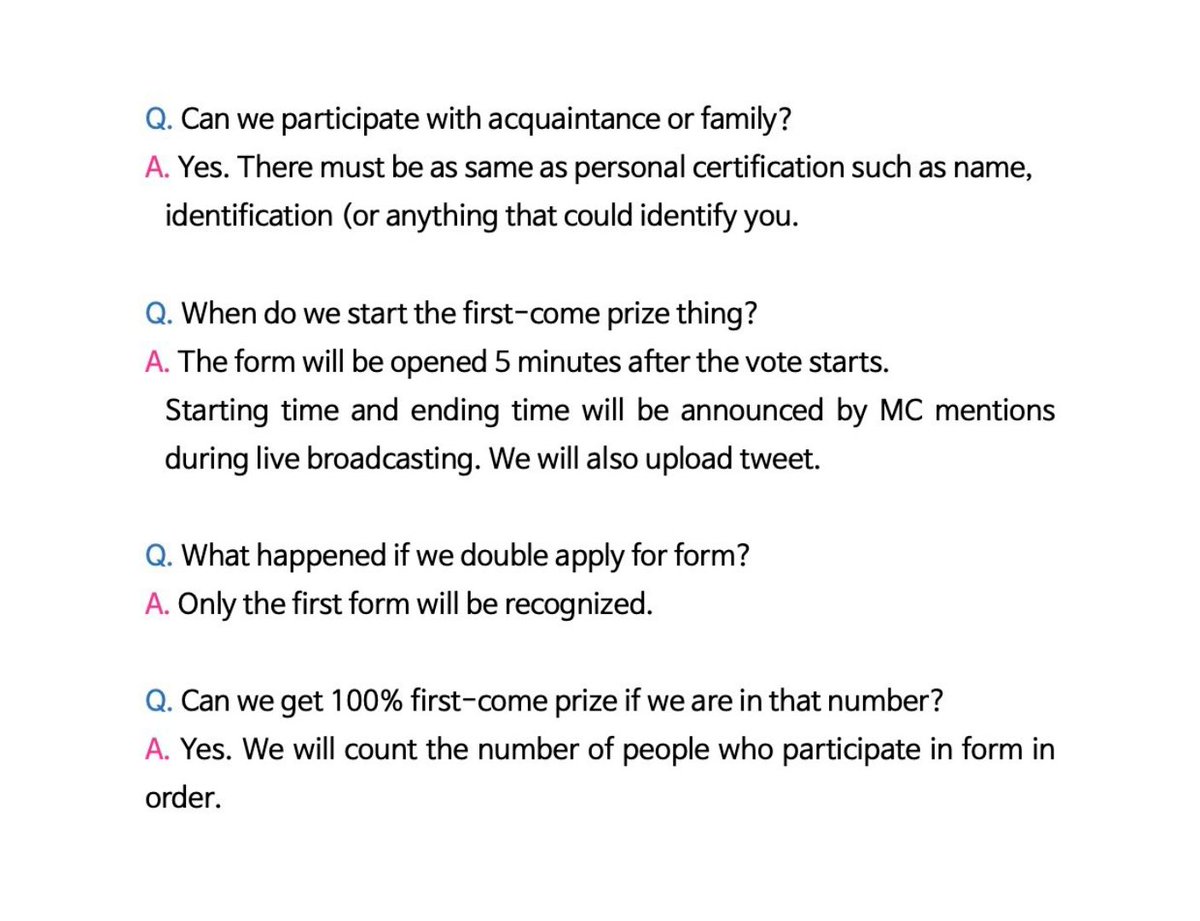 ❔문자투표 이벤트 관련 QnA❕

아래 QnA를 꼼꼼히 확인하신 후 문자투표 이벤트에 참여해주세요🙏❤️