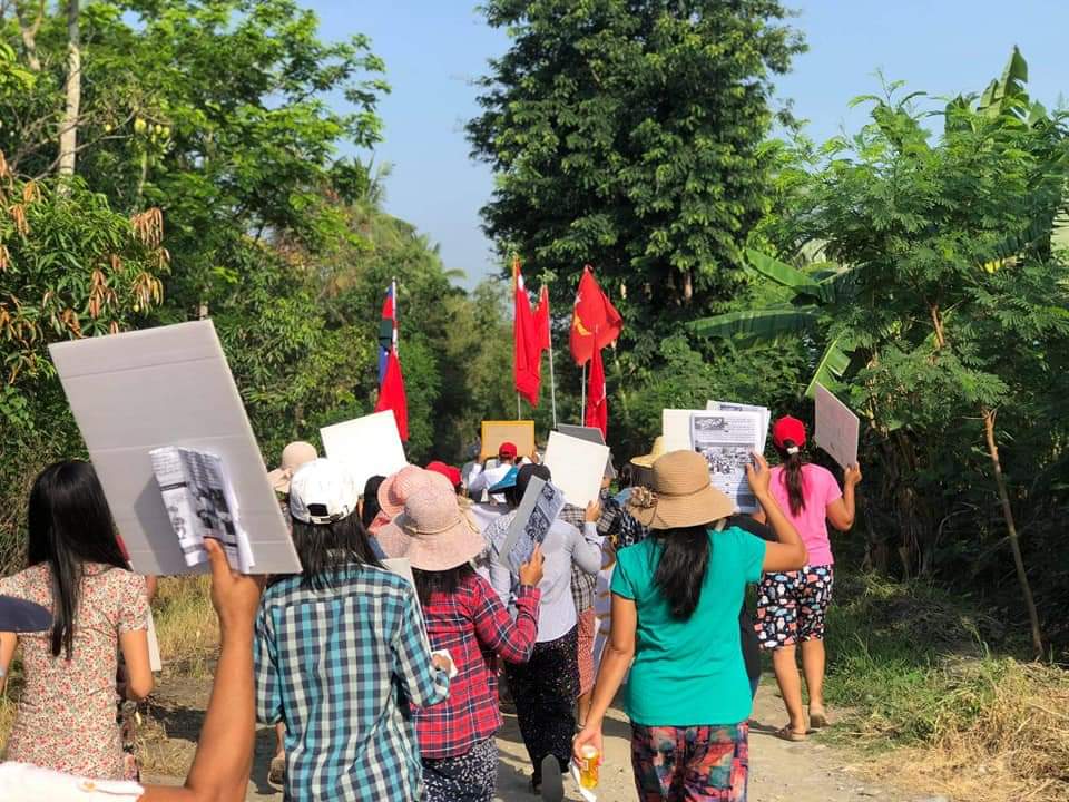 #June3Coup:  Protesters in Kale, Sagaing Division protested against the military dictatorship. 

#June3Coup #WhatsHappeningInMyanmar