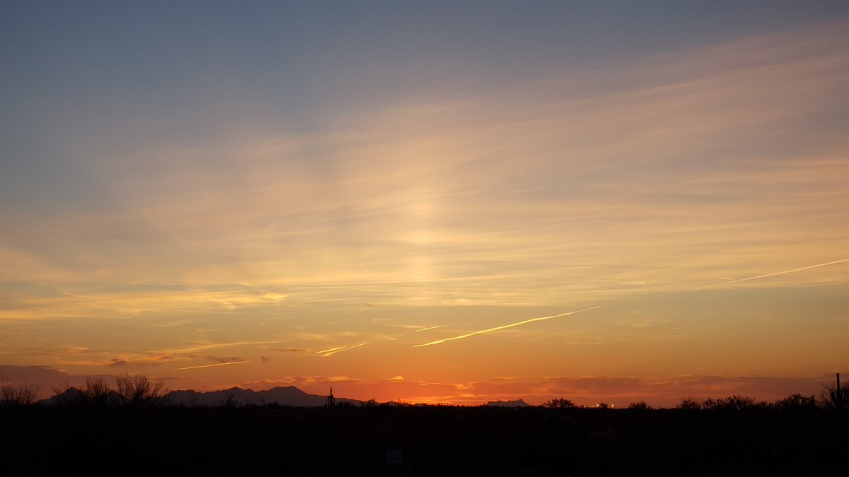 AZ flag sunset tonight