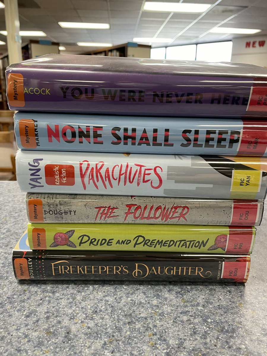 Summer Reads Stack 1- this stack is heavy on mysteries- my favorite genre :) #VAASLSmallSteps