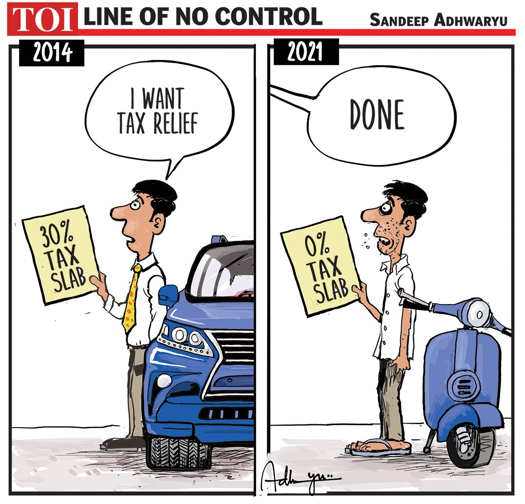 CartoonistSan's tweet photo. #cartoon @timesofindia #MiddleClass https://t.co/CezHyT4QsQ