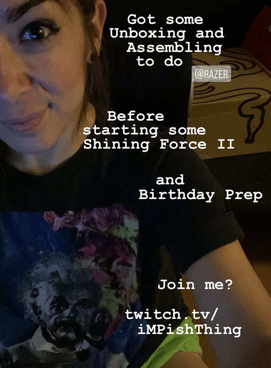 Going live on Twitch.tv/iMPishThing #RazerStreamer 😈