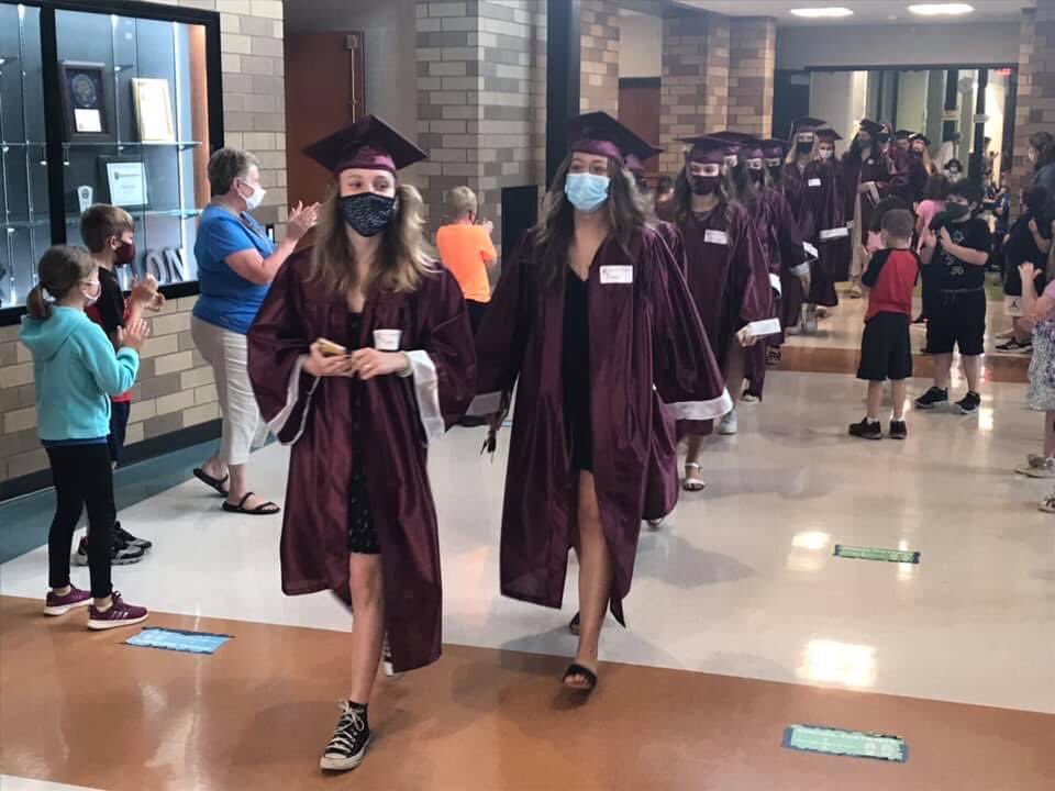 springcreekhawk's tweet image. Houserville and Lemont Alum walk the halls of Spring Creek Elementary as State High Seniors