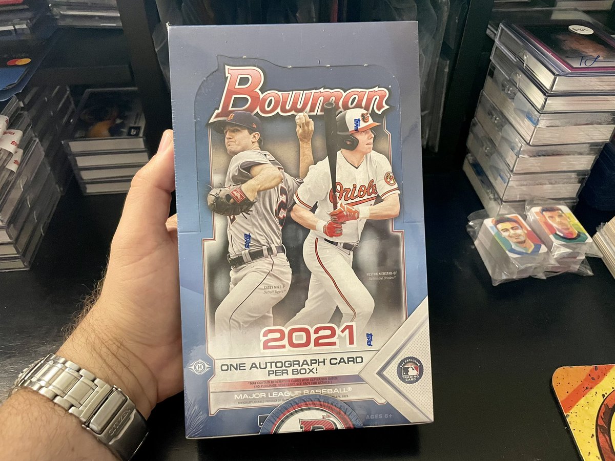 WatchTheBreaks's tweet image. Timeline could use a little joy and fun this week… how about a Free Hobby Box of Bowman???

RT &amp;amp; Follow to enter to win 🏆 

Winner drawn Friday, will have 1 week to claim from video drawing posted in replies or alternate winner selected. 

#Collect