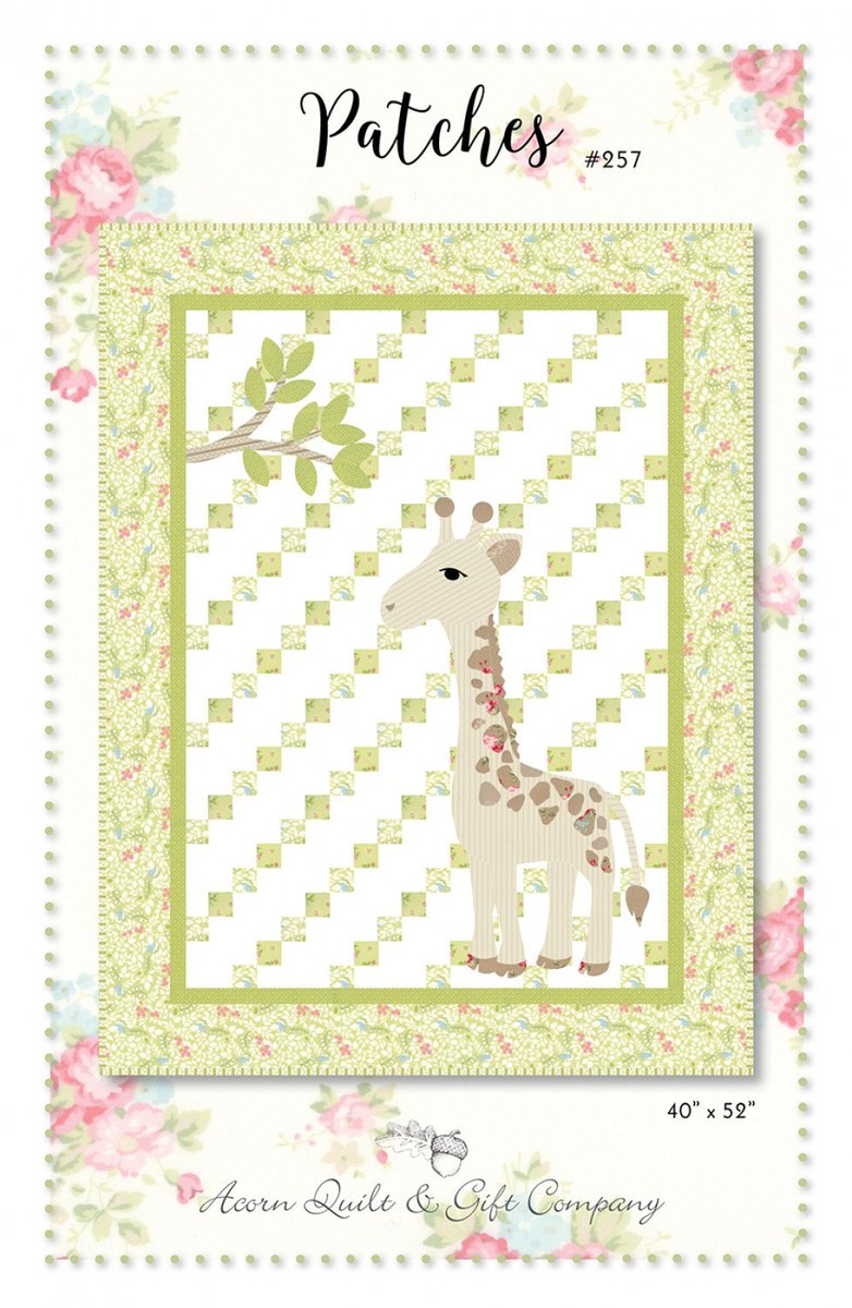 Excited to share the latest addition to my #etsy shop: Patches Baby Quilt Pattern by Brenda Riddle for Acorn Quilt and Gift Company 40in x 52in etsy.me/3uICMkh #babyshower #quilting #patchesquilt #giraffequilt #babyquiltpattern #patchesgiraffe #quiltpatterns #k