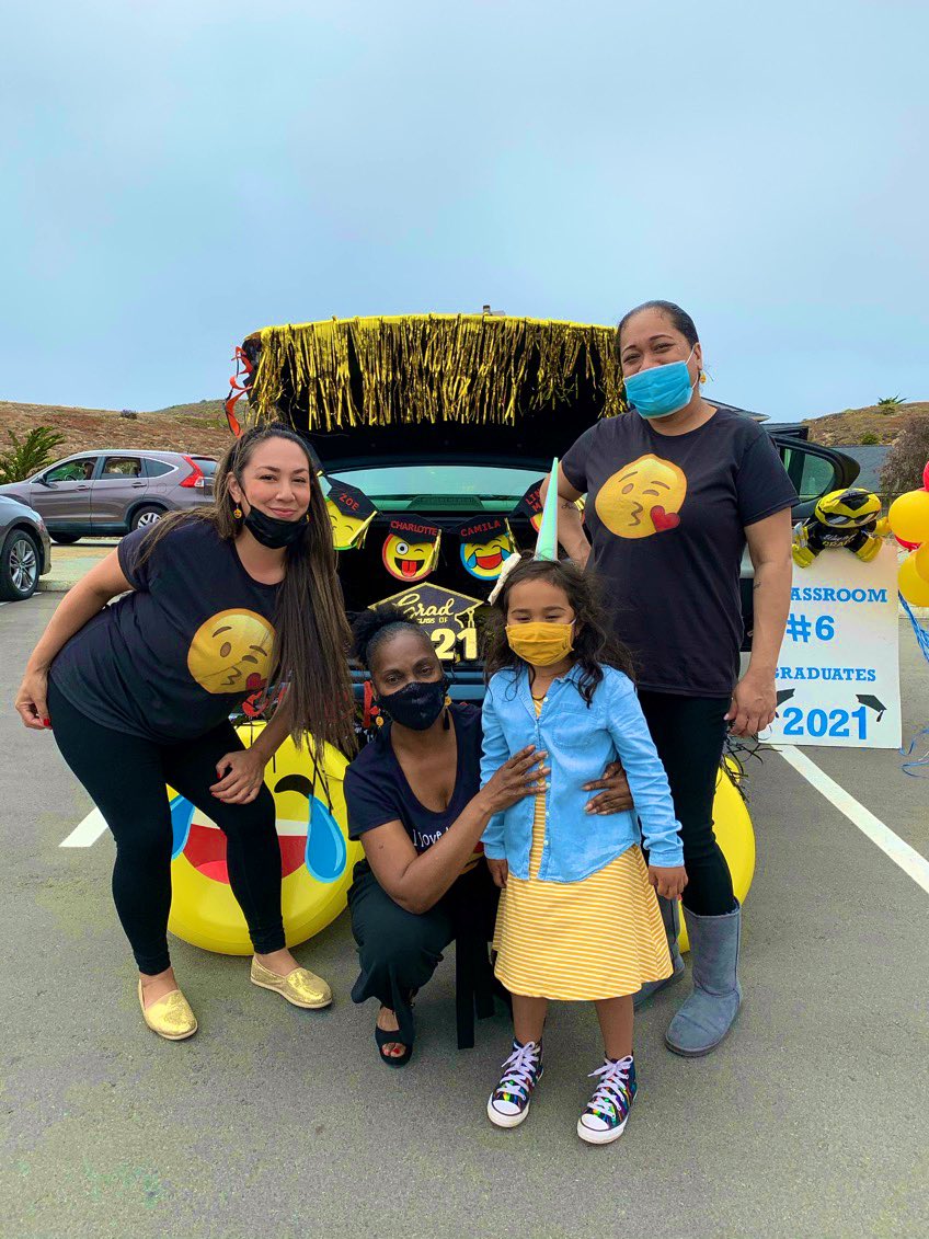 larose_g_w's tweet photo. Preschool Graduation!!! #EmojiTheme #TeacherLife #DistantLearning #DriveByCelebration 🎉🌈😊🎓🍎 https://t.co/cCLF5u7a9d