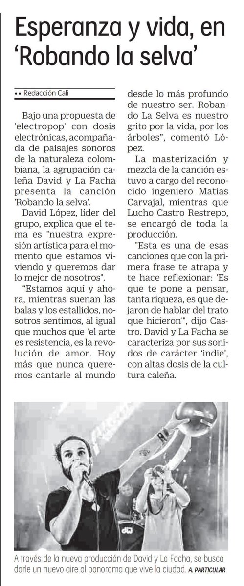 davidylafacha's tweet photo. Robando la Selva de #davidylafacha https://t.co/drq4Ep3hVa