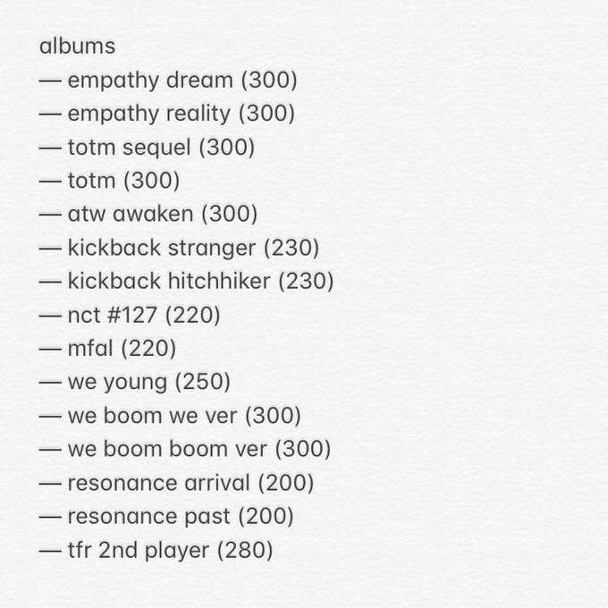 derymilksale's tweet photo. ꒰ #derymilksales ! ꒱

wts lfb ph only | help rt
ꔛ NCT ALBUMS DECLUTTERING / QUITTING SALE

— check 2nd picture for prices // can be sold as set
— stbos
— dop: 24 hours after ordering.

reply "mine + album name / version" https://t.co/MKDLfVJDxH