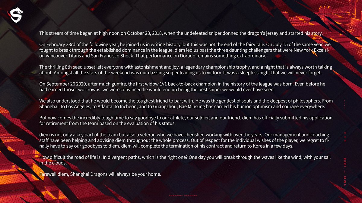 Shanghai Dragons tweet media