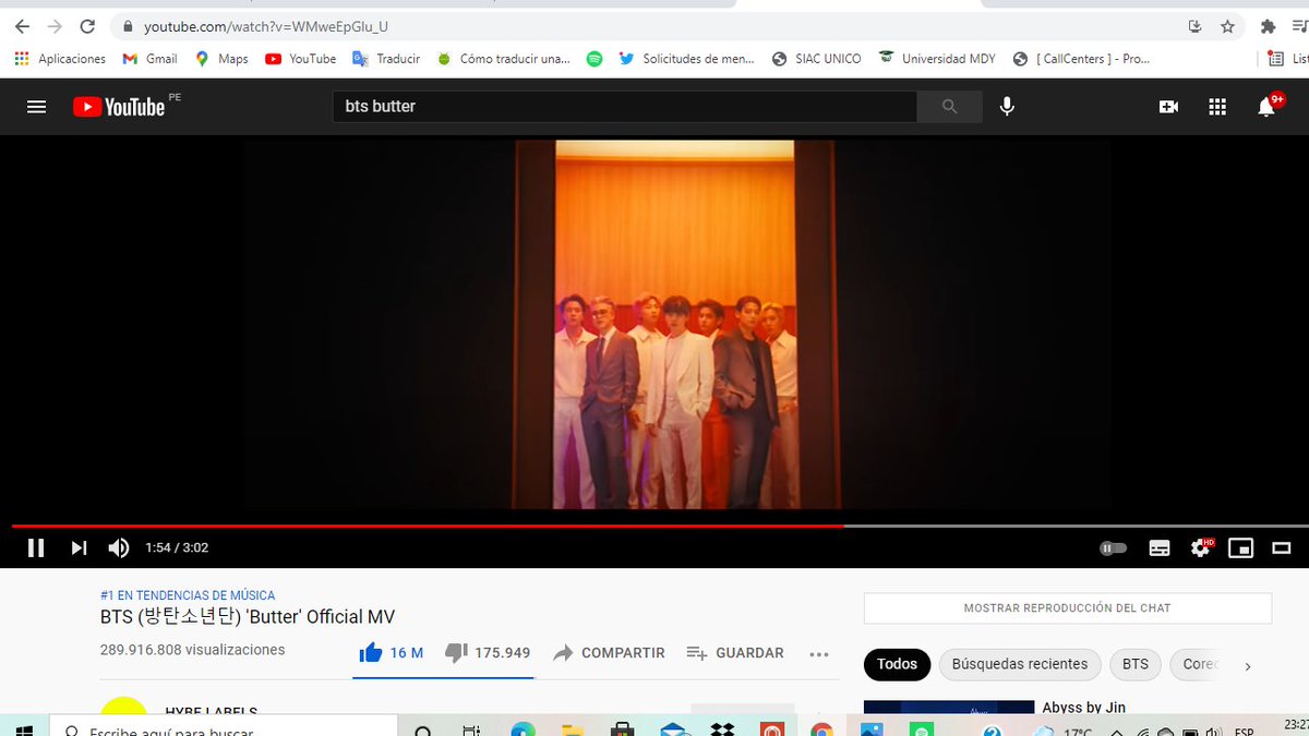 kiss_seven7's tweet photo. por si no lo sabían, hoy tenemos re-comeback y hace unos minutos acaba de iniciar, necesitamos urgentemente que los números aumenten ya que mañana cierra el seguimiento para la segunda semana de bb, en que plataformas están dando stream? 
#ButterBack @BTS_twt https://t.co/BodCtZb12r