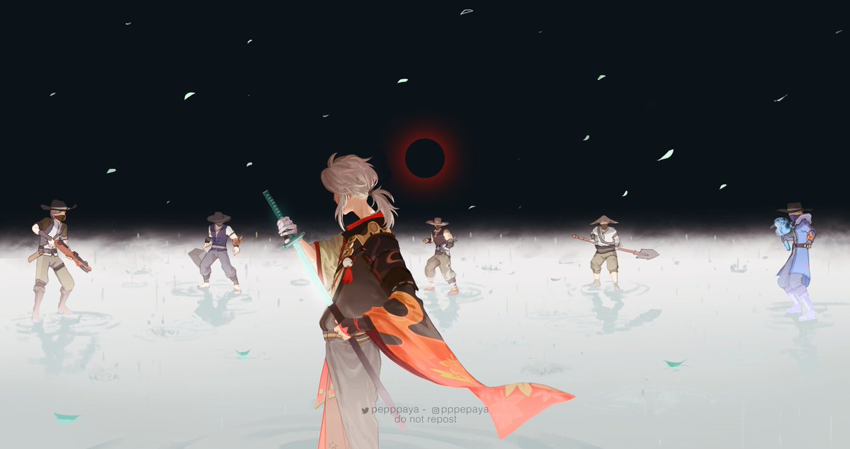 red moon #原神 #kazuha