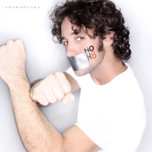 In honor of pride month here is my #noh8 pic from 2009. My hope is that we can all love and be loved more! 📸: @bouska #waybackwednesday