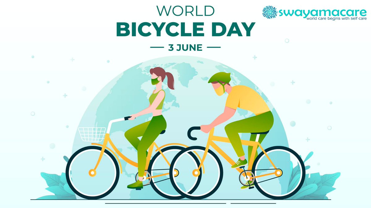 Keep Pedalling 🚴🏻‍♀️🚴🏻‍♂️

#WorldBicycleDay
#Healthy
#Swayamacare
#Stayfitstayhealthy