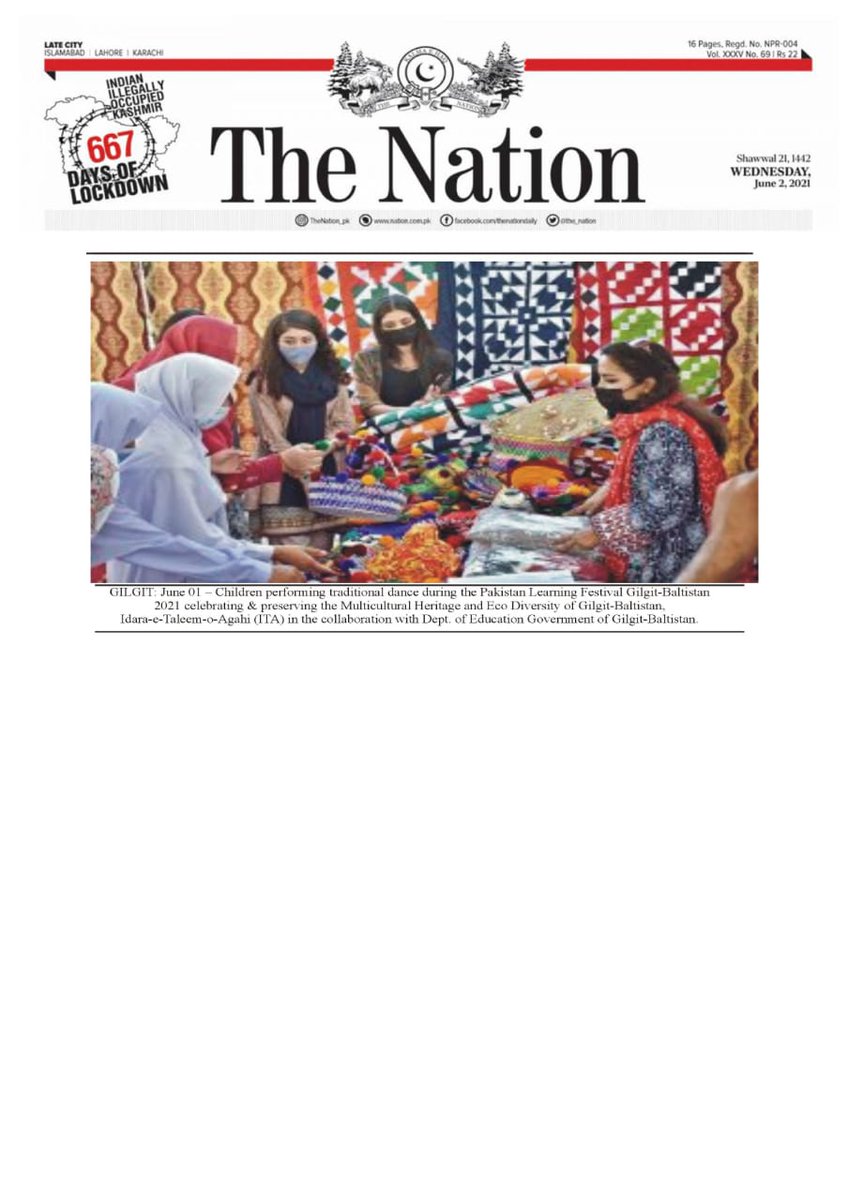 plf_pk's tweet image. #PLFGilgit gets extensive media coverage in local and national press. Bringing education tourism to Gilgit Baltistan through Pakistan Learning Festival! Grateful to everyone who are making this event a huge success.