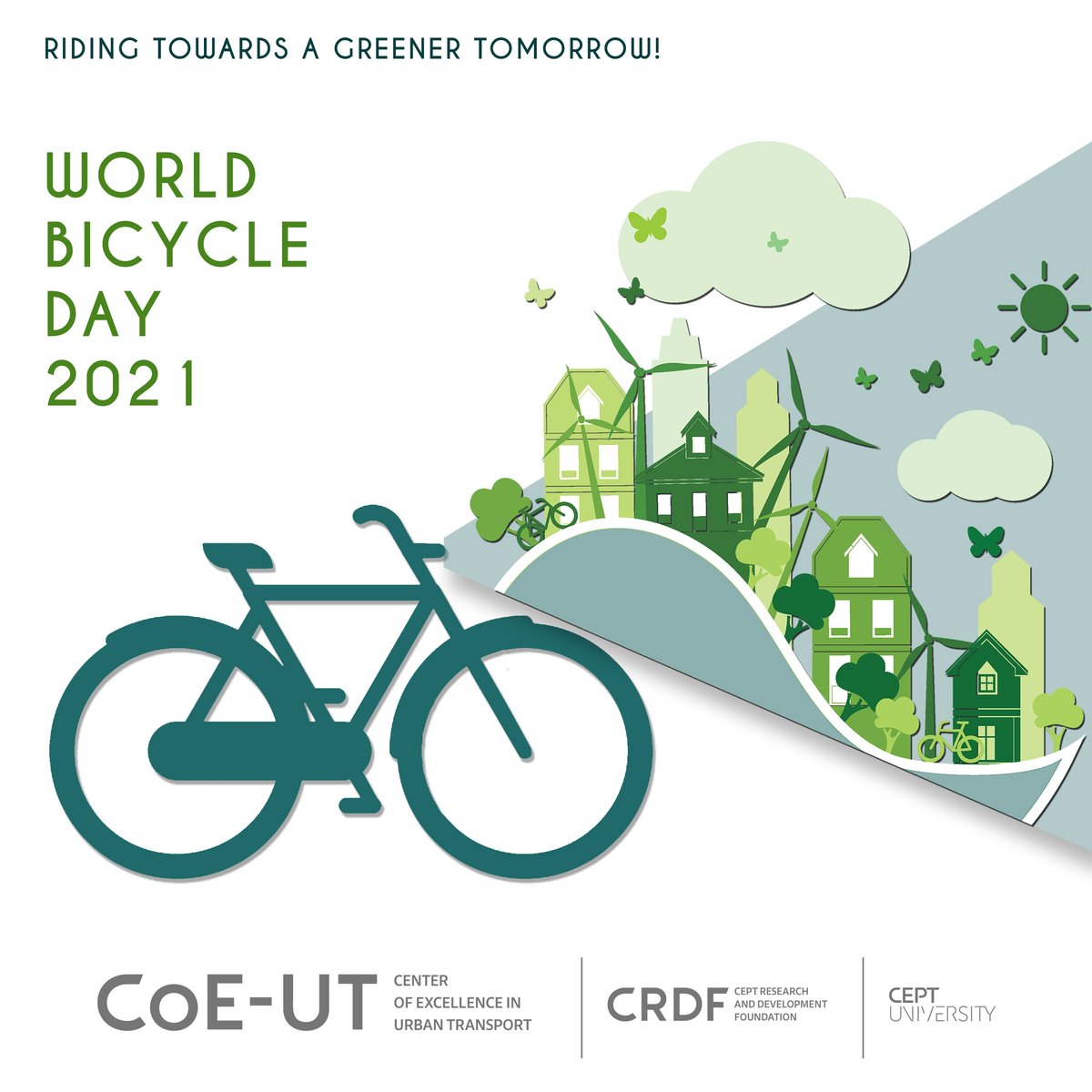 On this special day of 𝐖𝐨𝐫𝐥𝐝 𝐁𝐢𝐜𝐲𝐜𝐥𝐞 𝐃𝐚𝐲 𝟐𝟎𝟐𝟏 let's pedal for better health, fitness, immunity, environment.
🚲🦽🛴🚴‍♀️

#greentransport #sustainablemobility