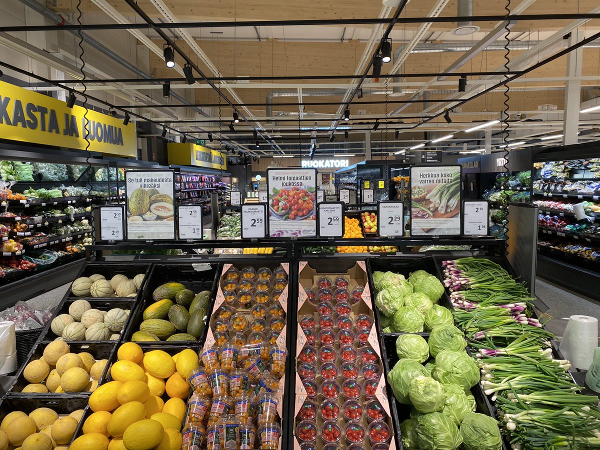 TalsoAri's tweet photo. S-market uudistuskierros etenee. Tänään avausvuorossa S-market Rajamäki. Tervetuloa tutustumaan uuteen ilmeeseen ja päivitettyihin valikoimiin. #smarket #hokelanto https://t.co/XWO7QKsU58