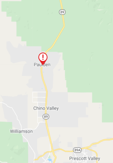 ArizonaDOT's tweet photo. SR 89 NB, MP 337 (near Paulden): A vehicle fire is blocking a lane.
Check the route before heading out with AZ 511 & ADOT Alerts apps: https://t.co/18uQYLoqla
#SR89 #PauldenAz #aztraffic https://t.co/TK4gYvXXtp