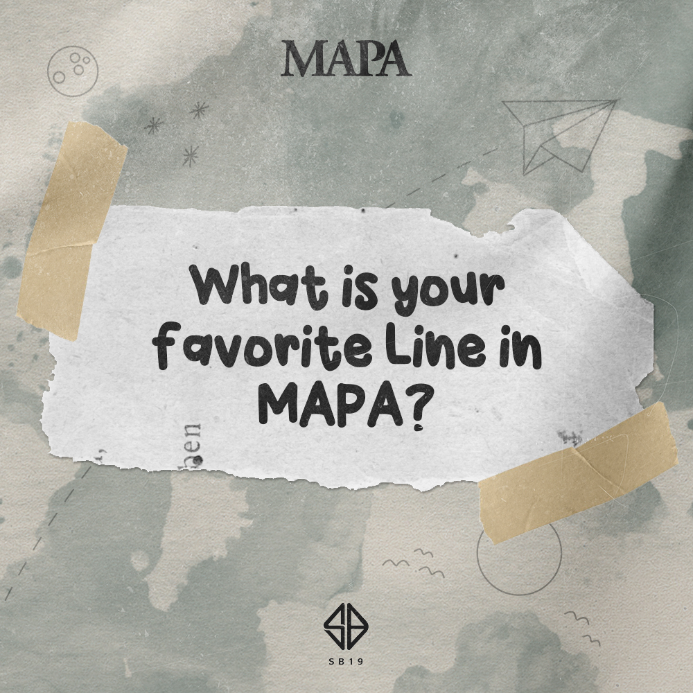 What is your favorite line in MAPA? Share your answers in the comment section! We would love to read your answers, A'TIN.💙 🎬 Watch on YouTube: youtu.be/DDyr3DbTPtk 🎧 Listen to #SB19MAPA here: sptfy.com/iu0A #SB19MAPA1MonSpotify