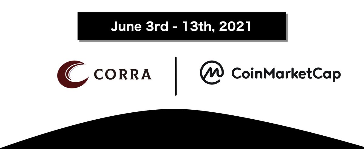 Corra (@corrafinance) on Twitter photo Corrators! We are partnering with <a href="/CoinMarketCap/">CoinMarketCap</a> to showcase Corra 1.0!!!! 🥳🥳🥳
👉LIST 3 NFT on Corra.Finance!! 🚀🚀🚀
👉EARN 0.5 $CORA! 1500 WINNERS!!! 🔥🔥🔥
👉Event: forms.gle/khho3rCZGBc3Z7…
Retweet this!! Corrators! We are partnering with <a href="/CoinMarketCap/">CoinMarketCap</a> to showcase Corra 1.0!!!! 🥳🥳🥳
👉LIST 3 NFT on Corra.Finance!! 🚀🚀🚀
👉EARN 0.5 $CORA! 1500 WINNERS!!! 🔥🔥🔥
👉Event: forms.gle/khho3rCZGBc3Z7…
Retweet this!!