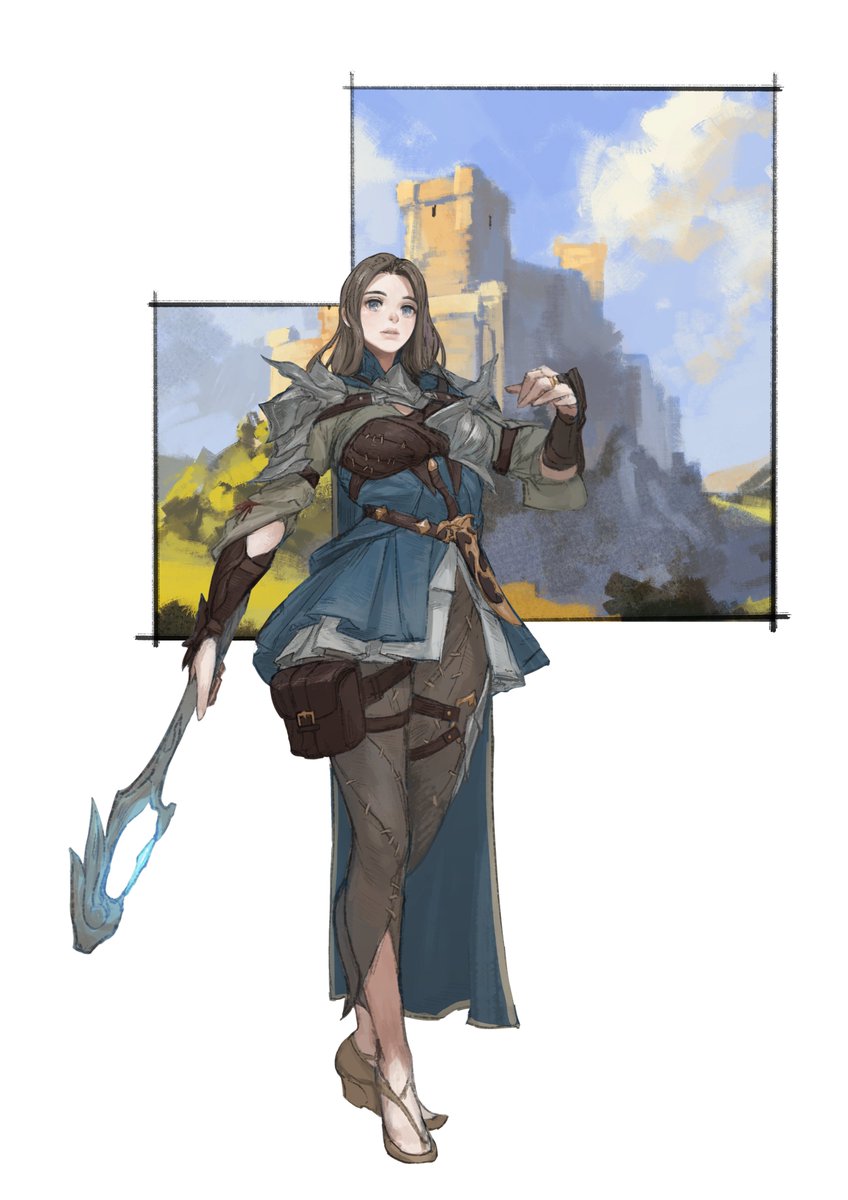 「武装系魔法使い

#sonechFantasy 」|sonechのイラスト