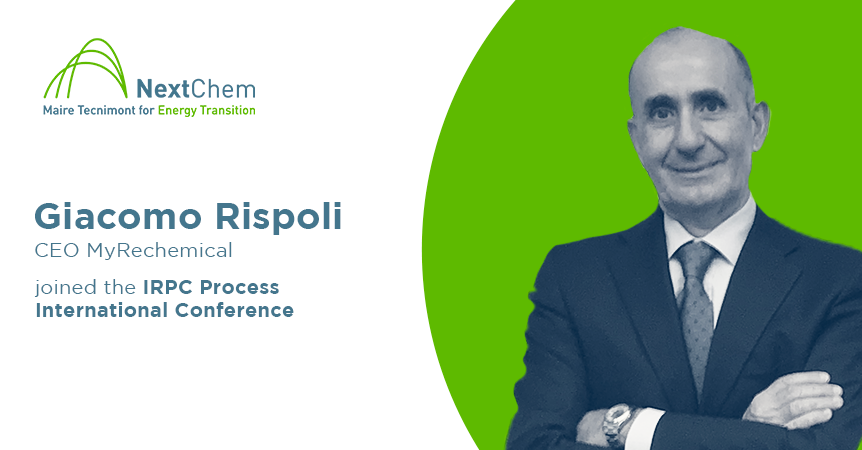 NextChem_MT's tweet image. “Our waste to chemical technology allows to convert waste into syngas, a building block for low carbon chemicals and fuels. With waste to chemical technology #NextChem is contributing to the path towards energy transition”, Giacomo Rispoli during #IRCP Process