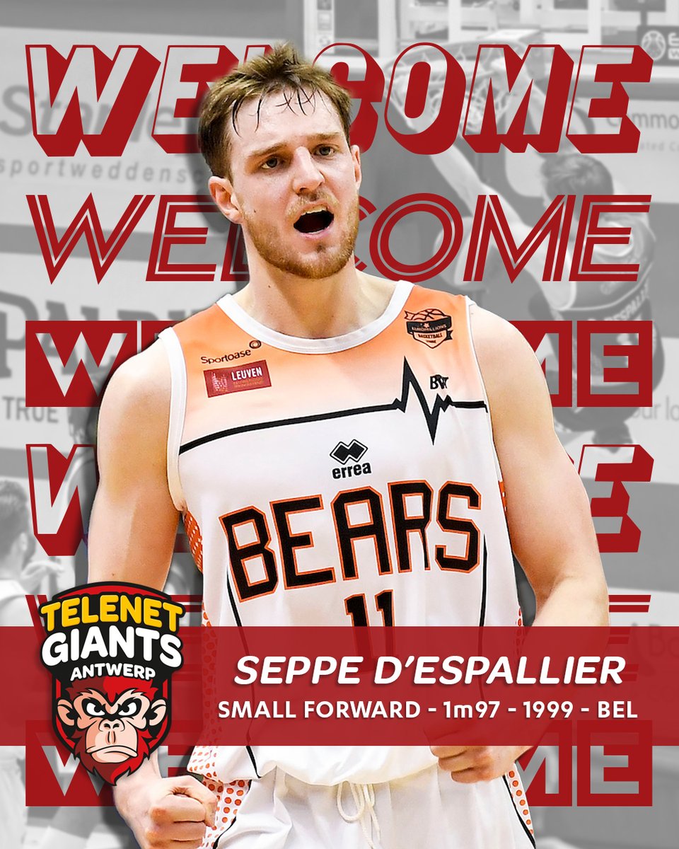 WINDROSE GIANTS 🅰️ (@antwerpgiants) on Twitter photo ✍️ <a href="/SeppeDespallier/">Seppe D’Espallier</a> joins Telenet Giants Antwerp 👉 antwerpgiants.be/seppe-despalli…
Welcome, Seppe! 
📷: G.MAX Agency ✍️ <a href="/SeppeDespallier/">Seppe D’Espallier</a> joins Telenet Giants Antwerp 👉 antwerpgiants.be/seppe-despalli…
Welcome, Seppe! 
📷: G.MAX Agency