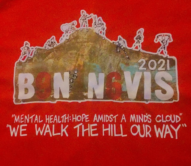 In just over a weeks time 96 of us are walking to Ben Nevis summit in memory of Hillsborough and to raise awareness and funding for Mental health charities