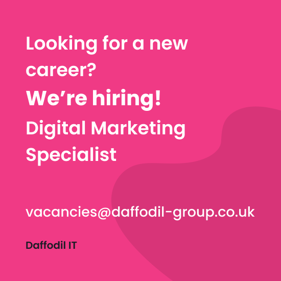 daffodil_MKT's tweet photo. We're looking for a Digital Marketing Specialist to join our Daffodil team 💻
Apply below if you're looking to work for a fast-growing, digital agency.

#sheffieldjobs #digitalmarketingjobs #sheffieldbusiness https://t.co/cVQ4HSxfxy