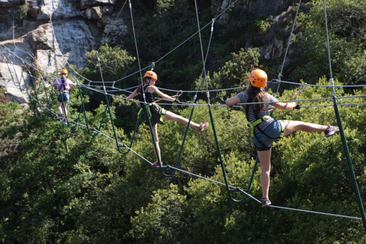 AdventureC's tweet image. Welcome @ViaFerrataCornwall  - the newest member on our website. This is an amazing activity to try. Once clipped into a safety cable, you can scale and traverse vertical cliff faces, cross the high wire bridge and soar across the water on the zip wire. cstu.io/48f7b7