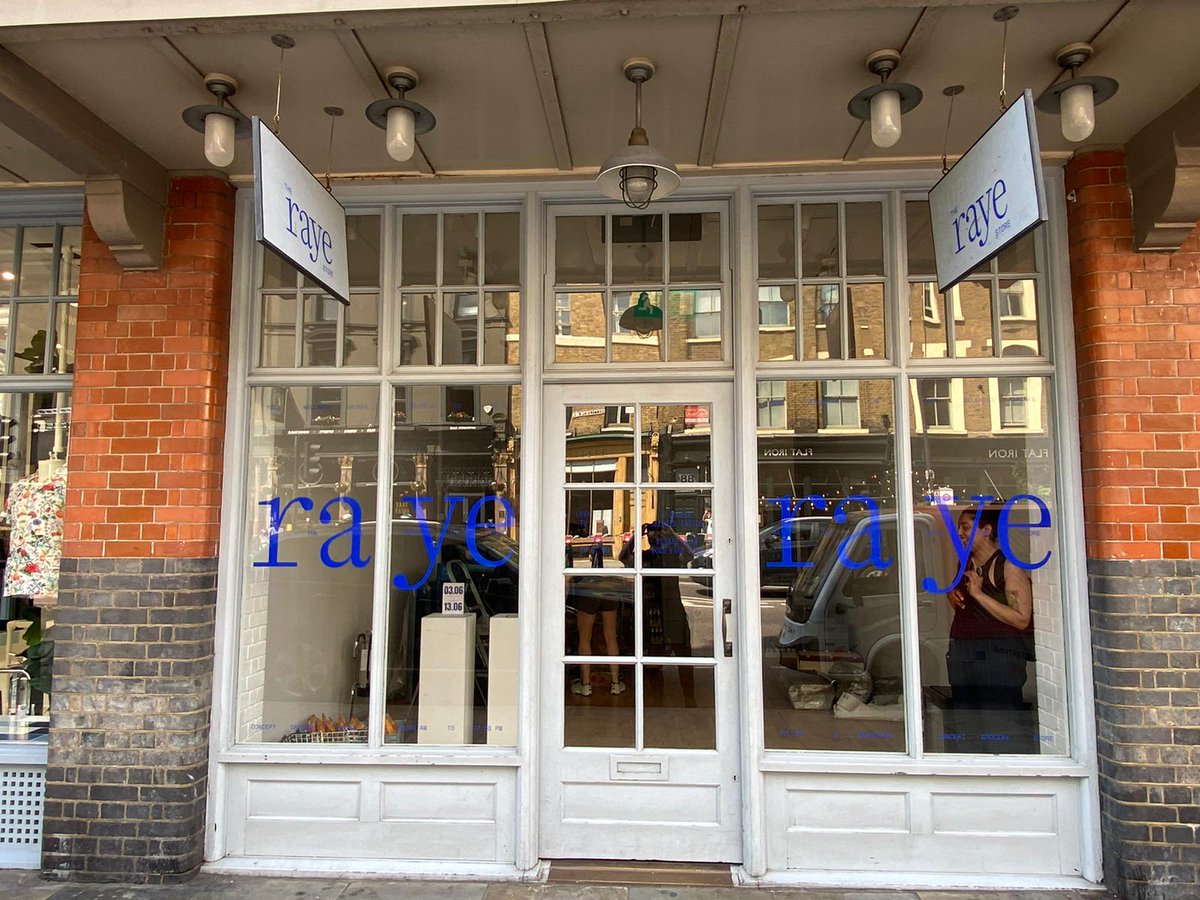 Our latest installs at #SpitalfieldsMarket, #Raye opens today with over 50+ brands of all things #healthy #foods &amp; #drinks and generally all things #Wellbeing  Pop up shop until 13th #June  #wellness #WellbeingWednesday #HealthyFood #HealthyEating. look them up in IG <a href="/weareraye/">raye the store</a>
