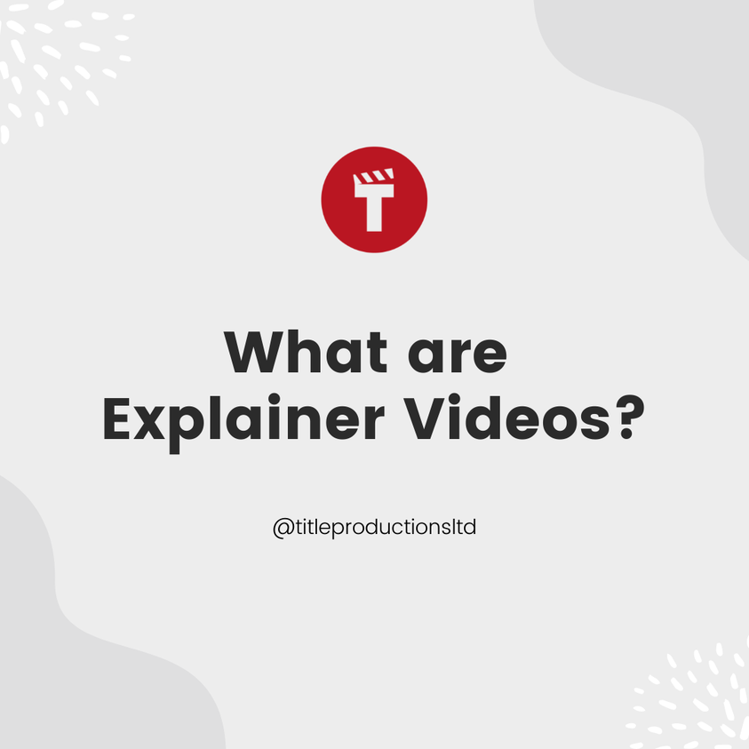 TitlePro_Ltd's tweet photo. An explainer video is a short-form video that highlights your company's products, service or business idea in an effective and compelling way to help create awareness. #ThursdayTopic #explainervideo #videocontent https://t.co/GYcBPfAQcR