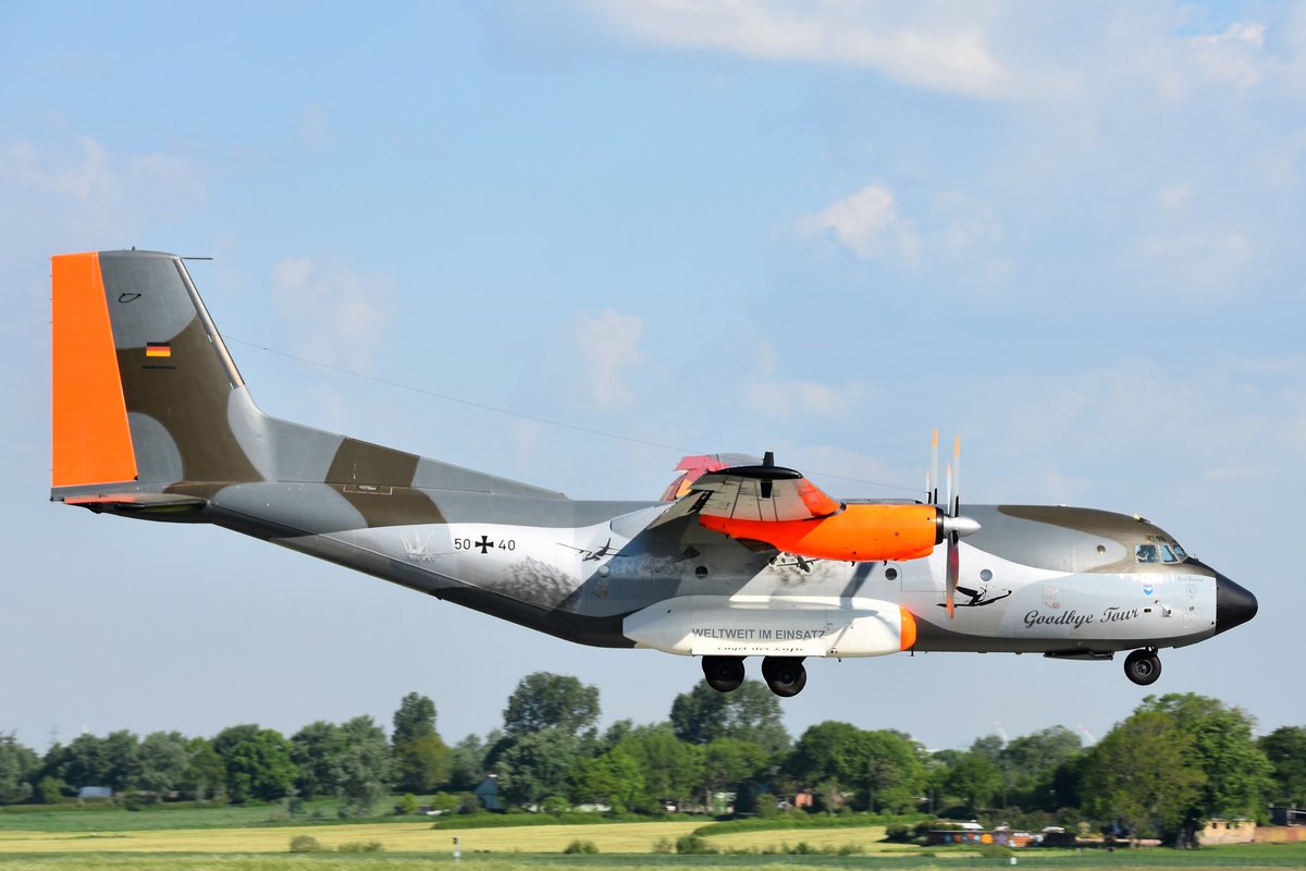 71_hak's tweet photo. Goodbyetour der Transall C-160D, heute morgen in Jagel, ETNS
#planespotting #avgeek #goodbyetransall #Retrobrummel @Team_Luftwaffe https://t.co/2ceBve4Qzm