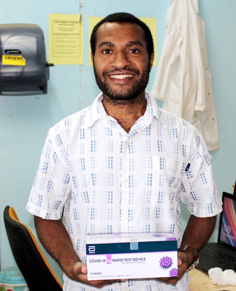 AusHCPNG's tweet photo. We continue to support PNG’s #COVID19 response with an additional 50,000 antigen Rapid Diagnostic Tests to be distributed to all 22 provinces. This will help improve diagnosis and prevent disease transmission. #PNGAusPartnership #PartnershipforRecovery https://t.co/IQAExaCHgP