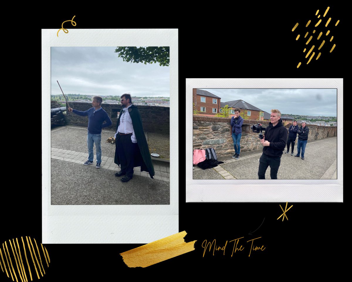 SOME BEHIND THE SCENES SHOTS... from filming on Monday on the historic Derry Walls.

@westernhsctrust @nationallottery @artscouncilni @halifaxfoundationni <a href="/publichealthni/">Public Health Agency</a> @bbccin @millenniumforum 

#film #lights #camera #action #onset #cast #crew #mindthetime #theatre