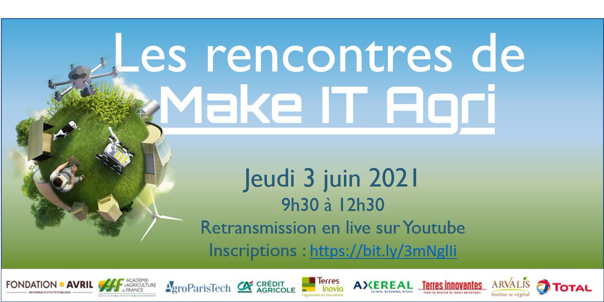 UniLaSalle_fr's tweet photo. Le concours #MakeITAgri, c'est aujourd'hui 📅 à 9h30 ⏲
Bonne chance aux 5 équipes LaSalliennes présentes au concours !
Cette année, les internautes peuvent aussi voter 📄
RDV ici ➡ https://t.co/WqwqWlBra4 https://t.co/GMh0aAzpBg