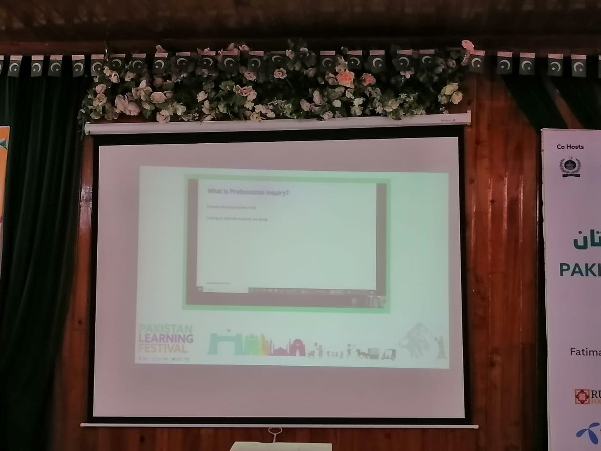 plf_pk's tweet image. #TeachersLearningFestival 
The Joys of Reading: How to bring books alive for your 
students by Fiona Robertson of @pkBritish @BritishCouncil 

#PLFGilgit

facebook.com/clfpk/videos/1…
