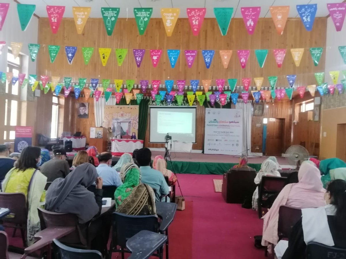 plf_pk's tweet image. #TeachersLearningFestival 
The Joys of Reading: How to bring books alive for your 
students by Fiona Robertson of @pkBritish @BritishCouncil 

#PLFGilgit

facebook.com/clfpk/videos/1…