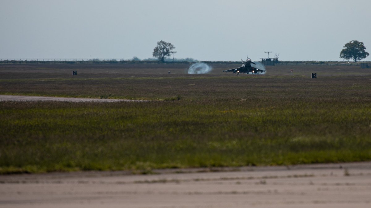 RAF_Wittering's tweet image. #PhoonFriday at RAF Wittering with some great images taken by @RAFPhotog SAC Jack Welson. During their brief stay the jets will be looked after by No 1 EL Sqn Fuels Team, @2MTSqn and @90SignalsUnit #A4ForceElements #SupportForce