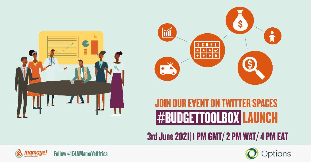 CROWNED YOUTH GROUP 👑 (@crownedyouth039) on Twitter photo It's today guys. Health financing is a priority. So let's join <a href="/E4AMamaYeAfrica/">E4A - MamaYe</a> in launching the #BudgetToolBox
<a href="/E4A_MamaYeKenya/">E4A Mama Ye Kenya</a> <a href="/OptionsinHealth/">Options Consultancy Services Ltd</a> <a href="/BungomaRmncah/">RMNCAH Network</a> <a href="/Acholla_/">Meshack</a> <a href="/GeorgeOgola9/">George Ogola</a> <a href="/stephenyambi/">Stephen Yambi</a> <a href="/Chebett_Laboso/">Lucia</a> @OdekFredrick It's today guys. Health financing is a priority. So let's join <a href="/E4AMamaYeAfrica/">E4A - MamaYe</a> in launching the #BudgetToolBox
<a href="/E4A_MamaYeKenya/">E4A Mama Ye Kenya</a> <a href="/OptionsinHealth/">Options Consultancy Services Ltd</a> <a href="/BungomaRmncah/">RMNCAH Network</a> <a href="/Acholla_/">Meshack</a> <a href="/GeorgeOgola9/">George Ogola</a> <a href="/stephenyambi/">Stephen Yambi</a> <a href="/Chebett_Laboso/">Lucia</a> @OdekFredrick