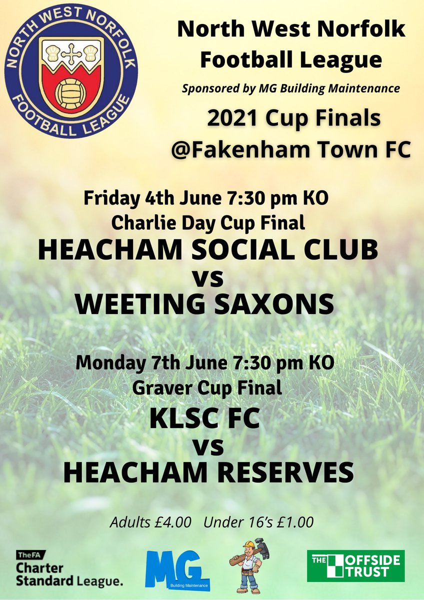 weetingsaxon's tweet photo. Tomorrow night the seasons hard work comes to an end. Come and support the lads as we compete for that hard work to end with some silverware!

All teams and supporters will be required to scan the NHS QR code upon entry. 🏆@NWNLeague 

#upthesaxons https://t.co/R8uaNmCLKe