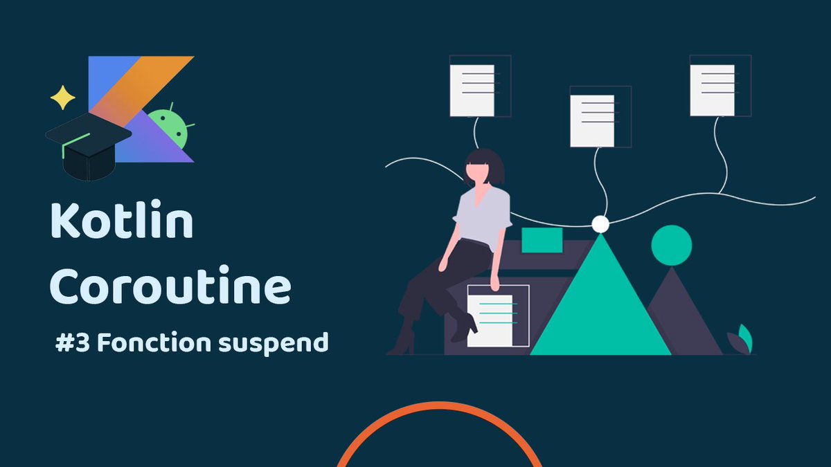 drcmin2's tweet image. Dans cette vidéo nous expliquons la différence entre la fonction sleep de l&apos;objtet Thread et la fonction delay de Coroutine tout en épinglant qu&apos;est-ce qu&apos;une fonction avec le modificateur suspend

📺👉 youtu.be/_ZdG-5oGWak

#Android #Kotlin #KotlinCoroutine #100DaysOfCode